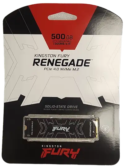 Kingston Fury  Renegade 500GB NVME M.2 SSD (SFYRS/500G), View more