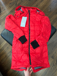 New Canada Goose Ellison Down Jacket Women’s Small Red