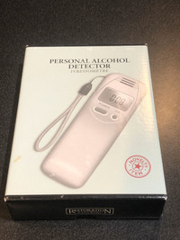 Personal alcohol detector 