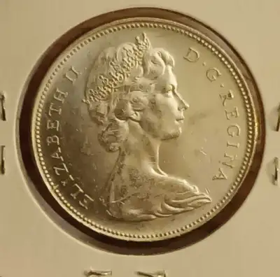 1966 Canadian Silver Dollar (PL-61) - 80% Silver, View more
