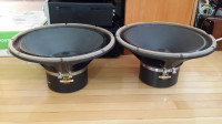 Altec 515B woofers pair, the old straight frame version