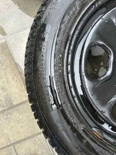 I'm selling a set of four Continental winter tires, size 235/65R18, that have only been used for one...