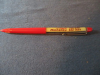 VINTAGE PARC RICHELIEU ACTION PEN-1960'S-HORSE RACING-RARE!