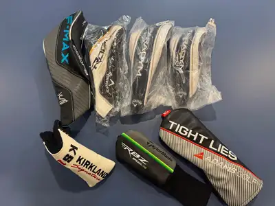 CALLAWAY / COBRA / TAYLORMADE / KIRKLAND GOLF HEADCOVERS – NEW, View more