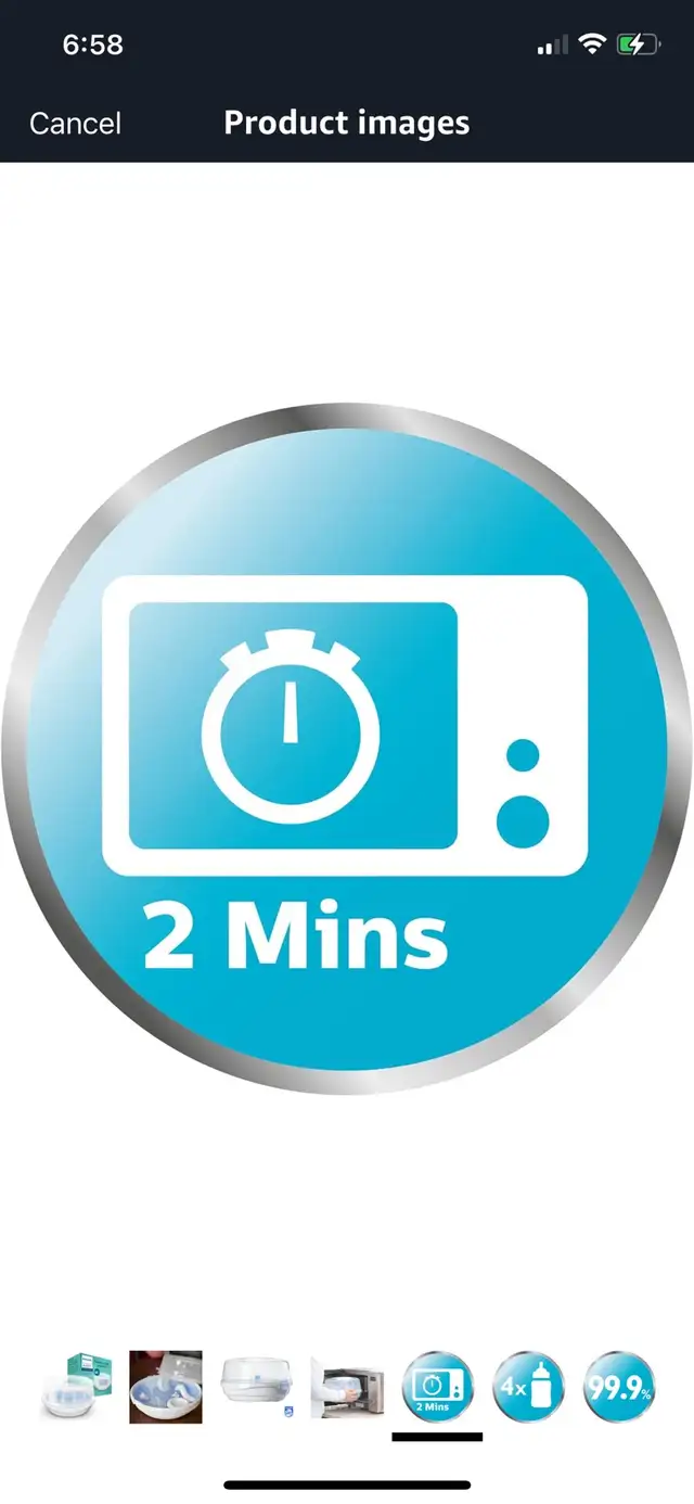 Philips AVENT Steam Sterilizer For Microwave in Feeding & High Chairs in Cambridge - Image 6