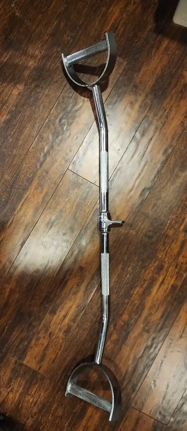 Chrome lat pull down bar with handles544331299680440322