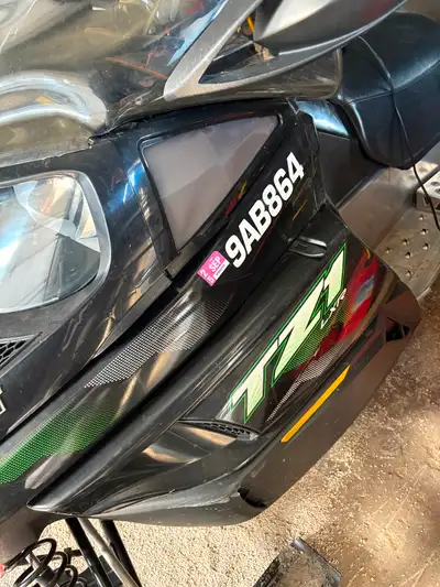 2008 TZ - 1 Touring sled 2875 actual kms ( 2nd owner ) Good shape , small crack in hood from previou...