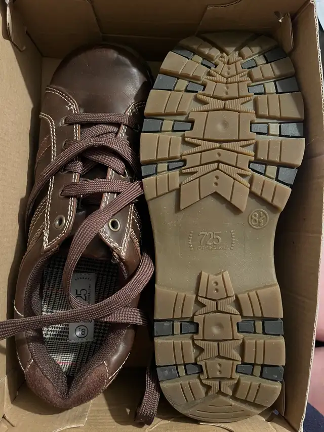 Women’s Brown Leather Shoes Size 8 1/263347536305793122