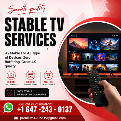 Premium TV services - High quality content, View more