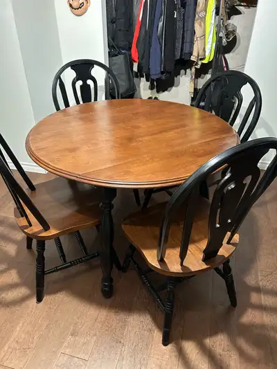 Drop Leaf Table with Chairs, View more