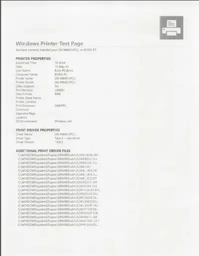 - Fax and scan function well. - Works very well on Windows 11 - Printing has become a bit grainy and...