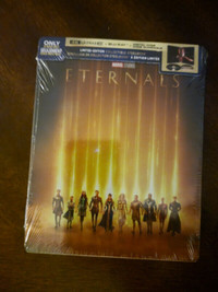 Eternals Bestbuy Canada Marvel 4K Ultra HD Bluray Steelbook