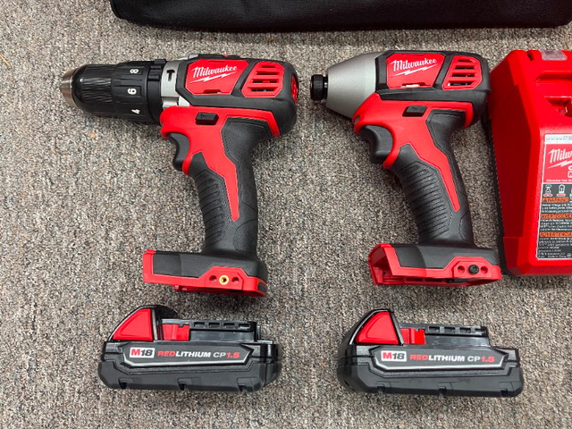 Milwaukee M18 Hammer Drill & Impact driver kit – NEW in Power Tools in Oakville / Halton Region - Image 2