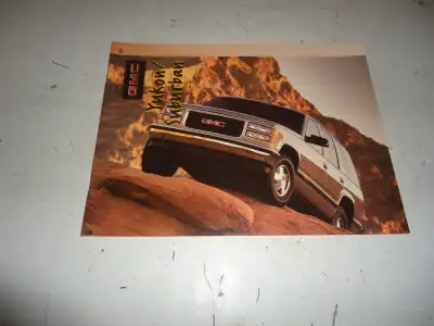 Now located in Barrie! 1999 GMC Yukon/Suburban Dealer Sales Brochure. NOS from Printer. 26 Pages. Se...