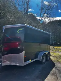  Mobile pressure washing trailer