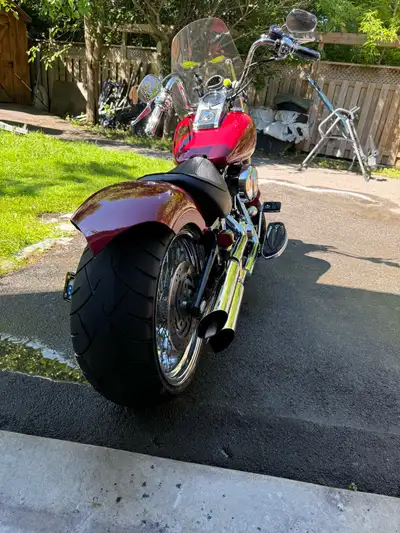 This isn’t just a motorcycle. It’s a one-of-a-kind masterpiece — a 2004 Harley-Davidson Fat Boy that...