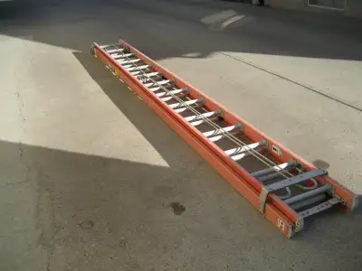 28 ft Fiberglas extension ladder, View more