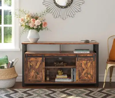 Rustic Brown TV Stand, View more