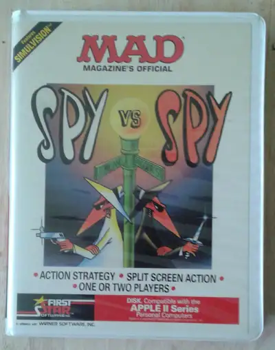 Original 1984 Mad SPY VS. SPY Apple II VINTAGE video game, View more