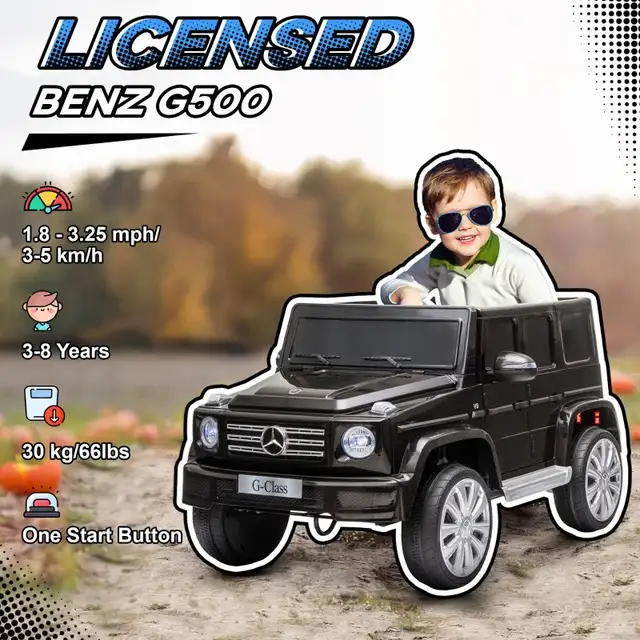 Mercedes Benz G500 Licensed 12V Kids Ride on Car with Remote in Toys & Games in Markham / York Region - Image 2