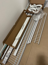ClosetMaidw ShelfTrack Closet Organizer Kit - 4 to 6-ft  White