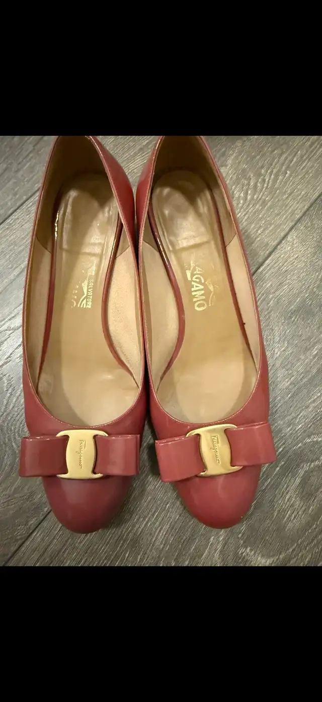 Salvatore Ferragamo Patent Leather Pumps