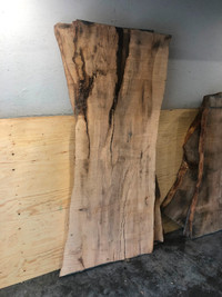 Live edge hardwood slabs