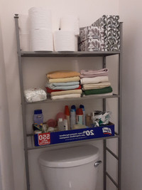 Shelf for over-the -toilet