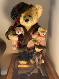 Large Christmas Teddy Bear Display