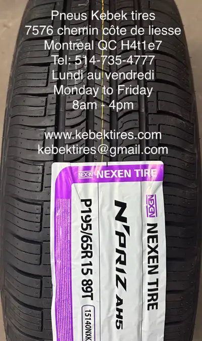 Installation call appel Pneus Kebek tires 7576 chemin côte de liesse Montreal QC H4t1e7 Tel: 514-735...