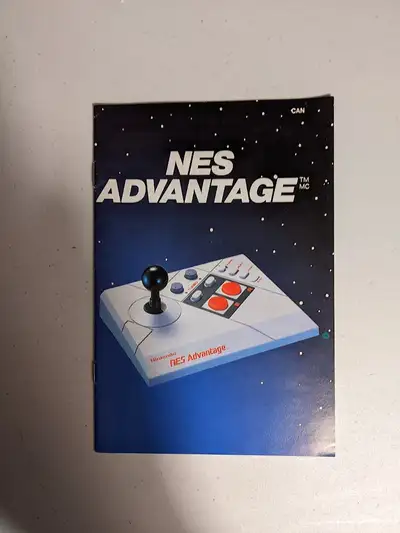 1987 NES ADVANTAGE Fight Arcade Stick Instruction Manual only, View more
