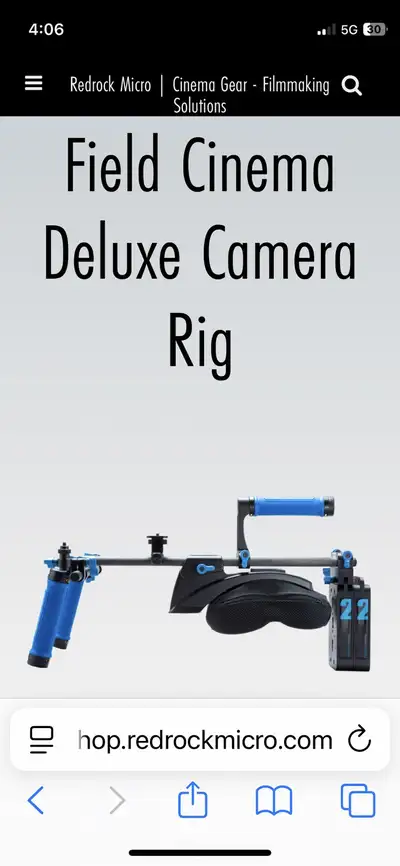 Redrock Micro field cinema shoulder rig., View more