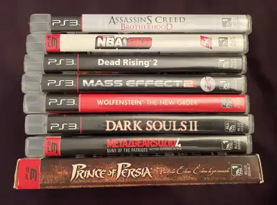 Selling the following PS3 games: Assassin’s Creed Brotherhood 5.00 NBA 2K8 5.00 Dead Rising 2 10.00...