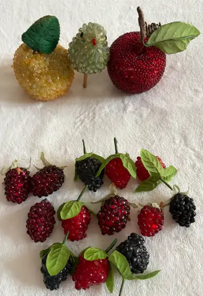 Jewelled Fruit & Bird For The Holidays, View more