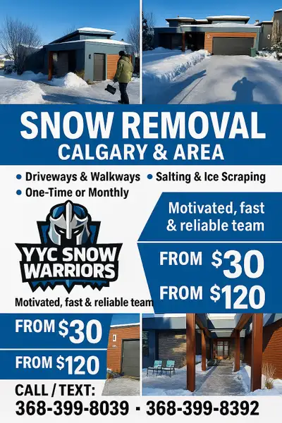 Snow Removal • Professional & Affordable • Calgary & Area, View more