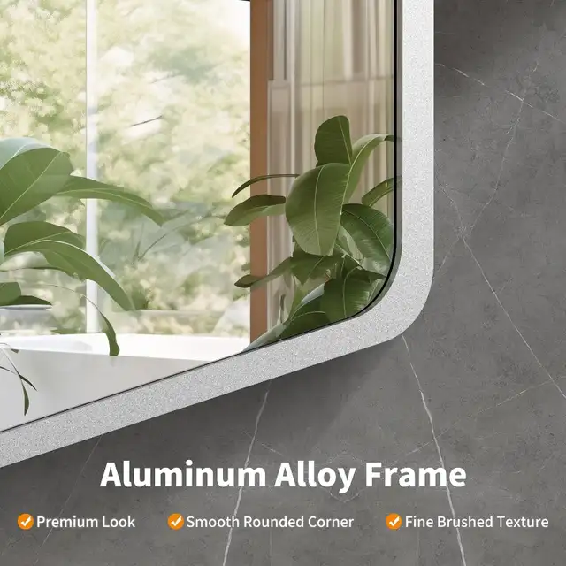 NEW Bathroom Mirror, 24x32 Inch Wall Mounted Mirror Silver frame in Home Décor & Accents in Markham / York Region - Image 4