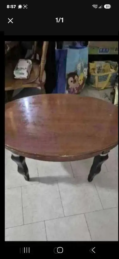 Oval Wooden Coffee Table, View more