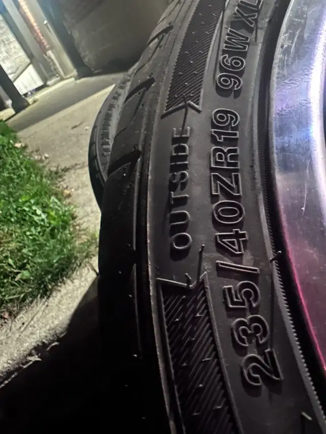 5x100 19” tsw + 235/40/zr19 tires in Tires & Rims in Owen Sound - Image 3