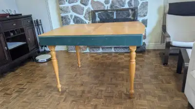 table vintage de salle à manger coulissante, View more