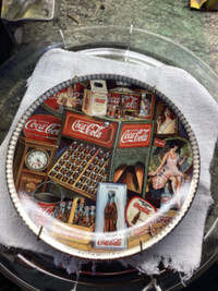 Coca Cola collectable plates.
