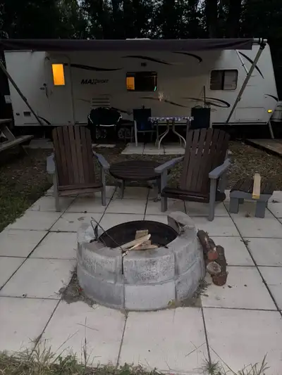 Seasonal Trailer & Site for Sale – Sablon Beach and Campground – $10,000 OBO Own your own summer get...