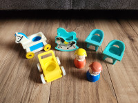 VINTAGE baby TOY furniture pcs (Fisher Price "Little People")