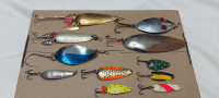 Fishing lures spoons Herters Dardevle DFT Canada USA others