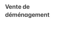 Vente de déménagement 