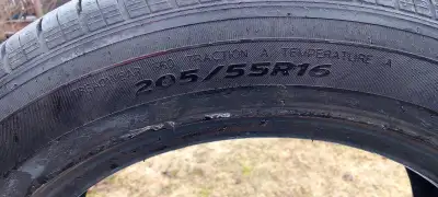 Set of four all season tires. 205 / 55R16. Pick up only in Lower Sackville. $350, cash only. If the...