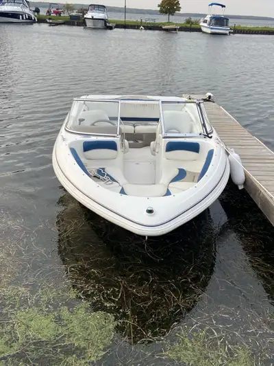 2001 Glasron SX175 - 17’ good shape. Runs good. Trailer has new tires and wiring. Many new parts ove...