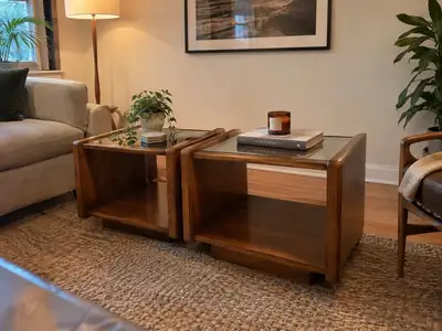 vintage skylar-peppler end tables, View more