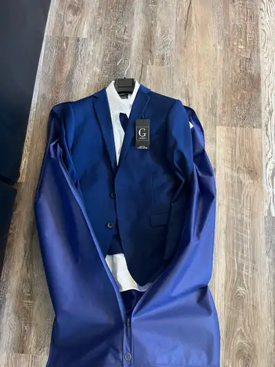 Never used blue suit, View more