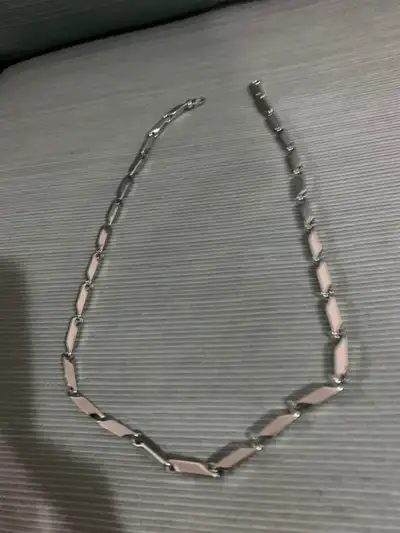 Beautiful new stainless steel Chrome Necklace! 20 inch, View more