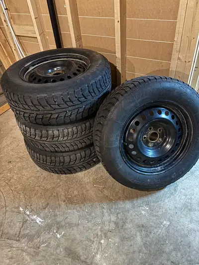 BF Goodrich Winter Tires & Rims For Sale! Winter A/T KSI 235 65/R17 Off of a Honda CRV $450 OBO